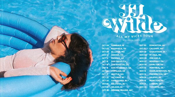 JJ Wilde All My Vices Tour
