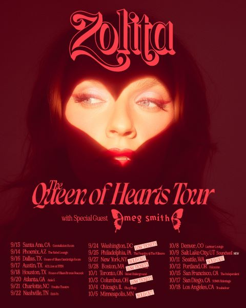 Zolita Queen Of Hearts Tour