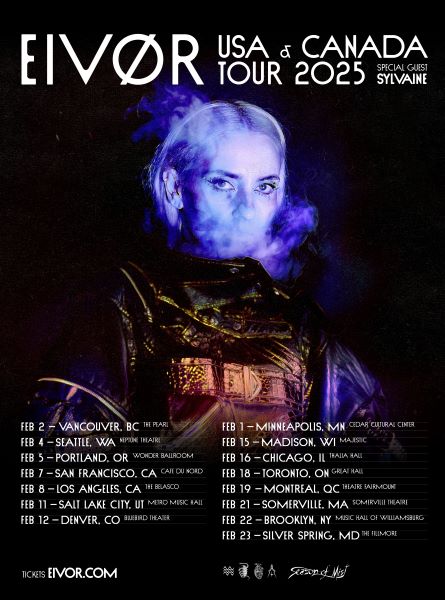 Eivor 2025 Tour Poster