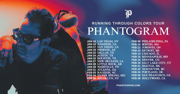 PHANTOGRAM_2025 Tour Poster