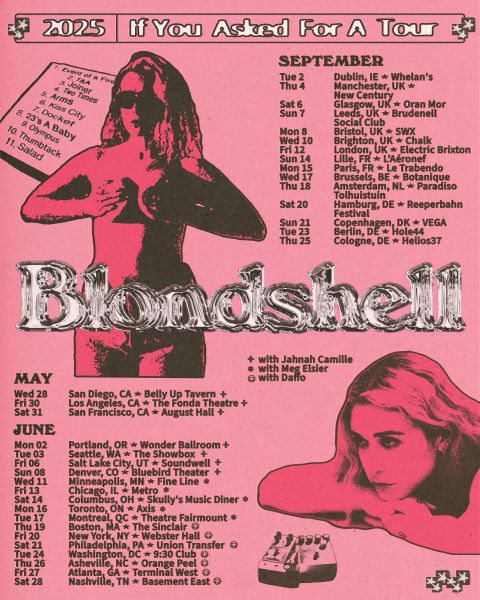 Blondshell Tour Poster