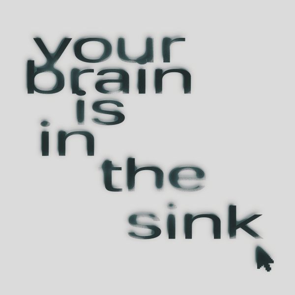 your brain is in the sink,