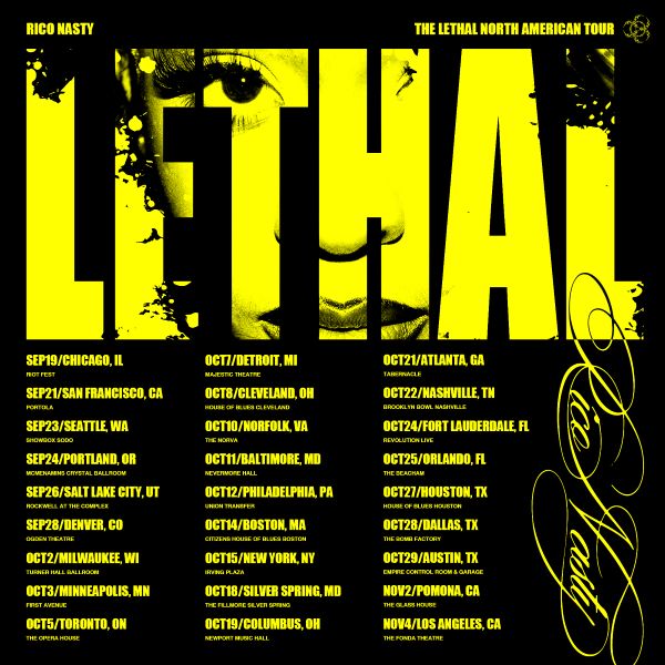 Rico Nasty Tour Poster