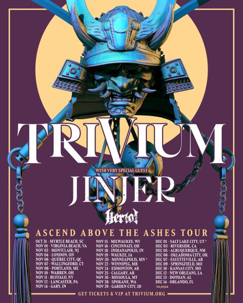 Trivium & Jinjer Tour Poster2