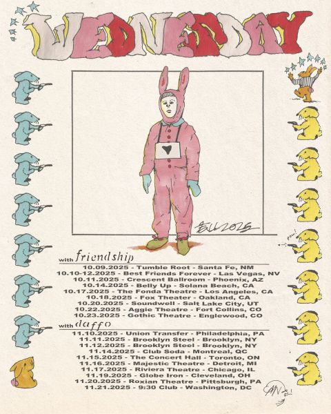 Wednesday Tour Poster