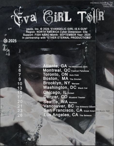 Yeule Tour Poster