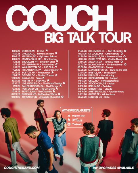 Couch Big Talk Tour Admat