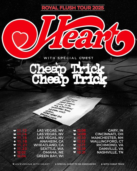 Heart Royal Flush Tour with Cheap Trick