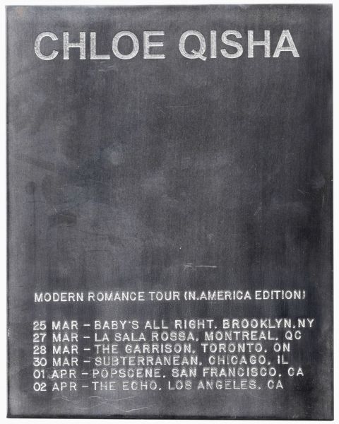 Chloe Qisha Modern Romance Tour Poster 