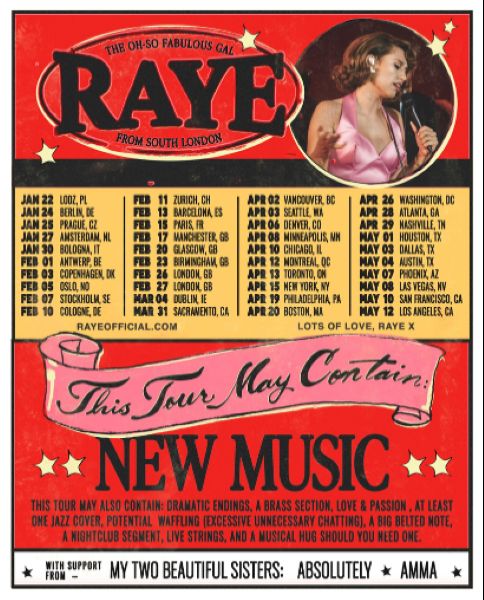 Raye Tour North America 
