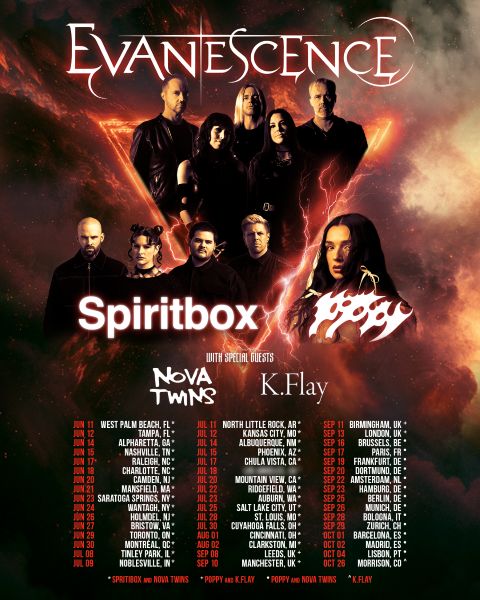 Evanescence Tour Poster