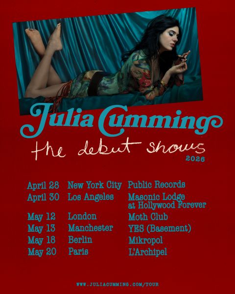 Julia Cumming Debut Tour Poster
