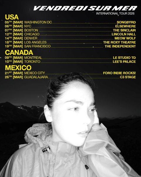 Vendredi sur mer tour dates
