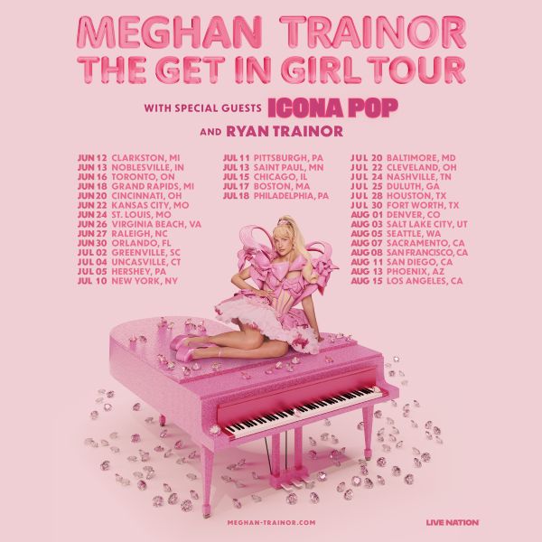 Icona Pop Tour Poster Meghan Trainor