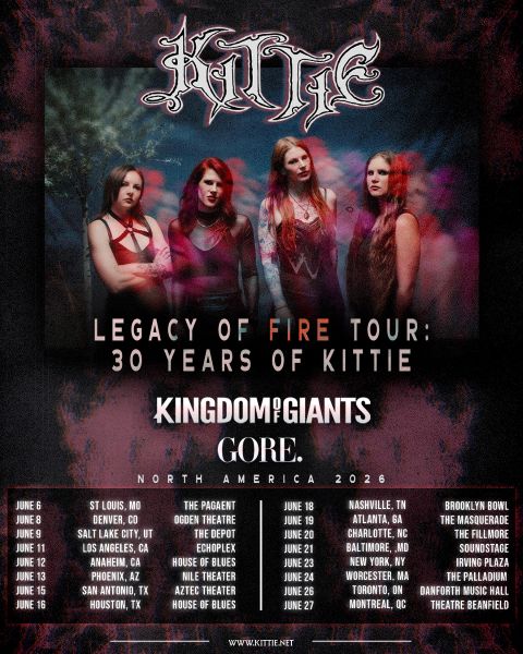 Kittie Legacy of Fire Tour Poster