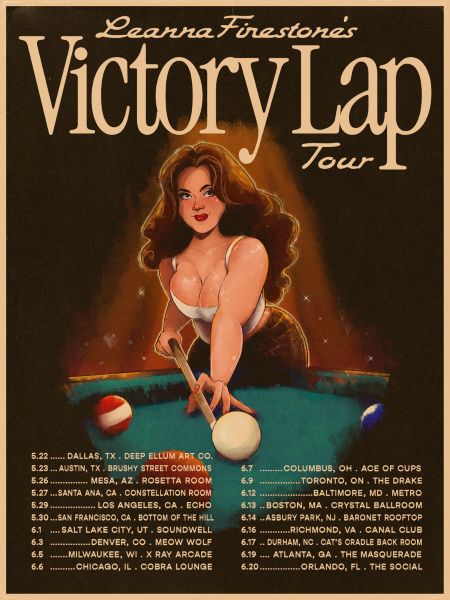 Leanna Firestone Victory Lap Tour Poster
