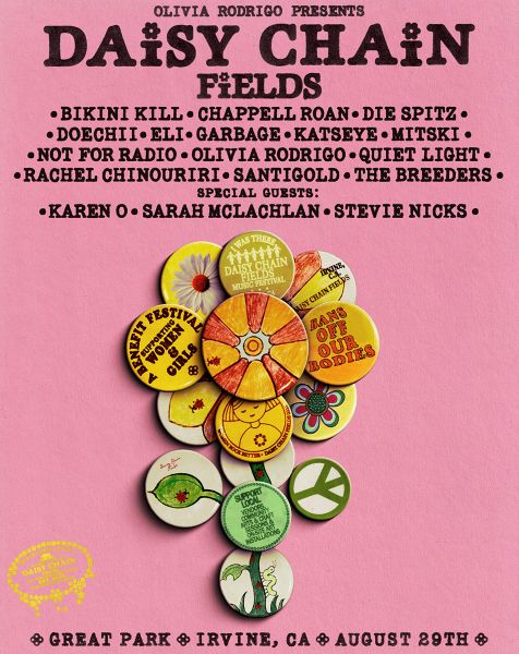 Daisy Chain Fields Poster