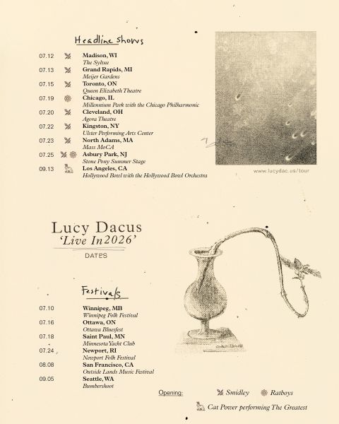 Lucy Dacus Tour Poster